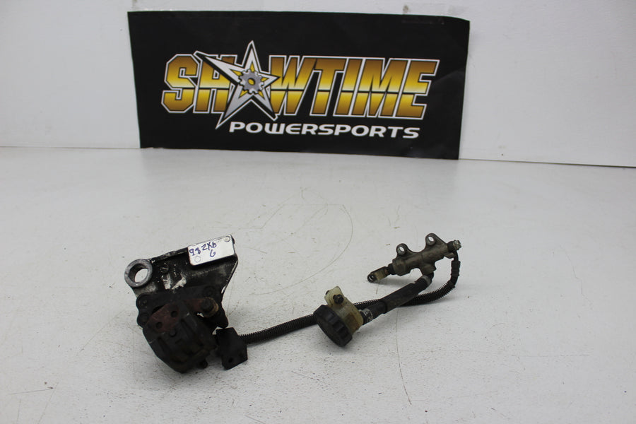1998 KAWASAKI NINJA ZX6 ZX600E REAR BRAKE CALIPER MASTER BRACKET