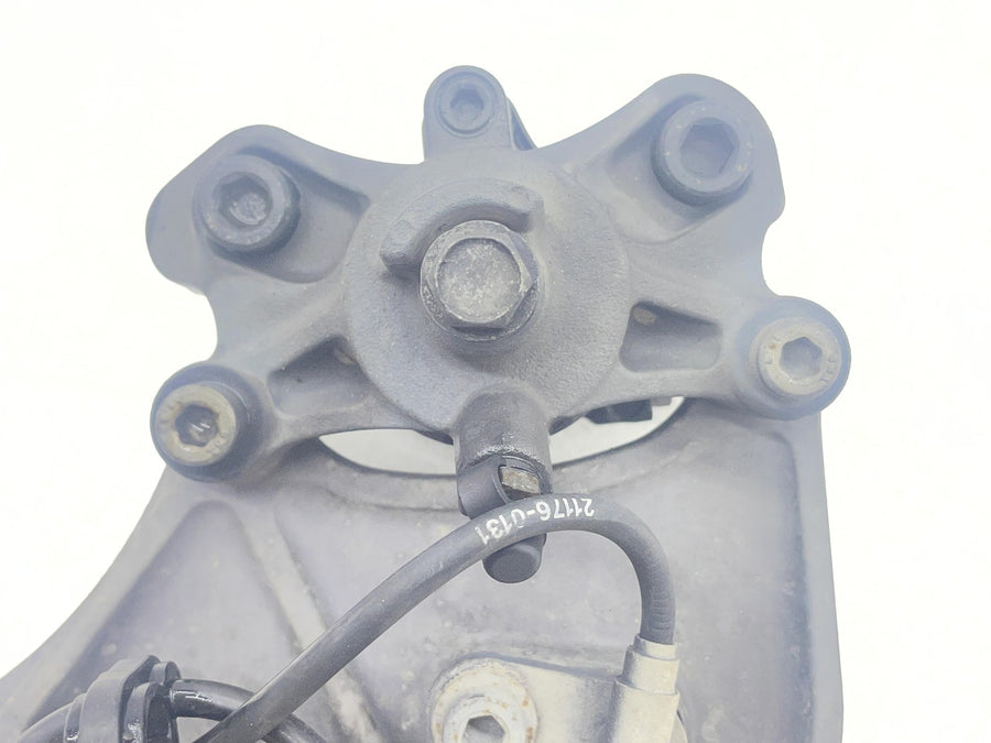 10-14 KAWASAKI CONCOURS 14 ZG1400 ABS REAR BACK BRAKE CALIPER MOUNT SPEED SENSOR