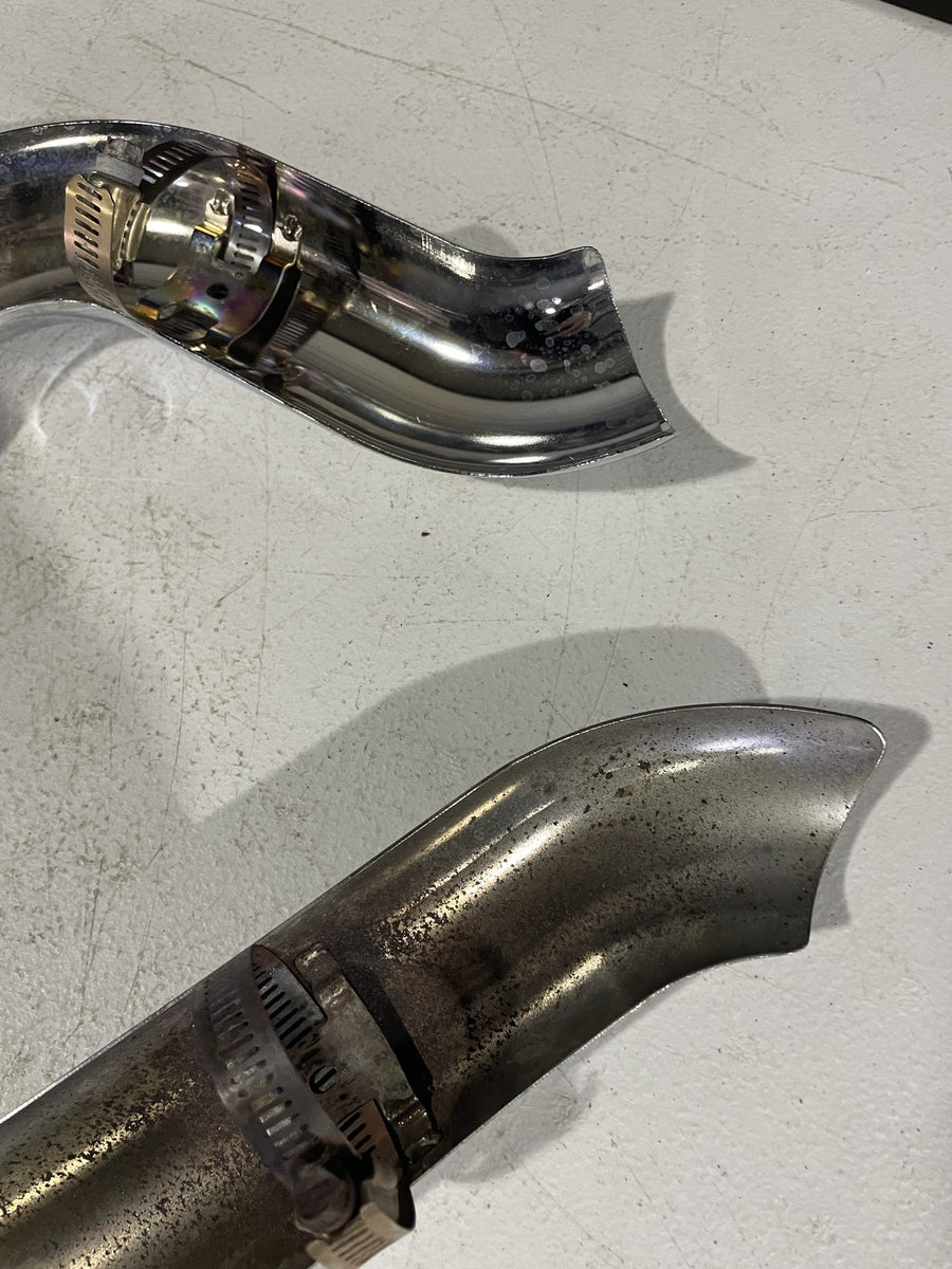 13-17 HARLEY-DAVIDSON SOFTAIL BREAKOUT MUFFLER EXHAUST SILENCER HEADERS SHIELDS