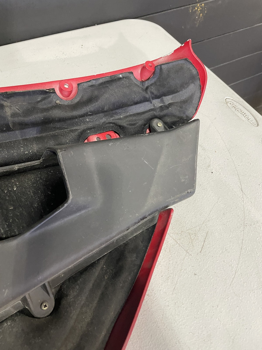 03-07 DUCATI SUPERSPORT 800 LEFT FRONT UPPER MID SIDE FAIRING COWL PLASTIC