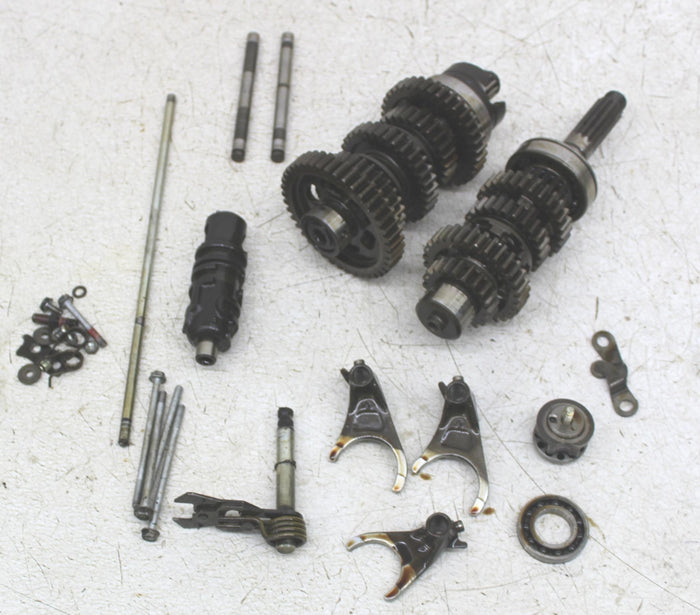 00 KAWASAKI VOYAGER XII ZG1200 ENGINE MOTOR TRANSMISSION TRANNY GEARS DRUM