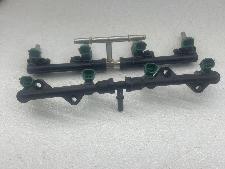 11-15 KAWASAKI NINJA ZX10R MAIN SECONDARY FUEL INJECTORS RAIL SET