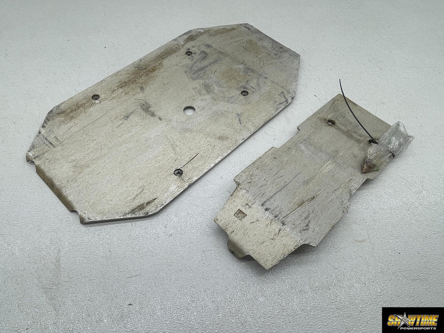 05-09 KAWASAKI BRUTE FORCE 750 KVF750 LOWER BOTTOM SKID PLATE GUARD SHIELD PAIR