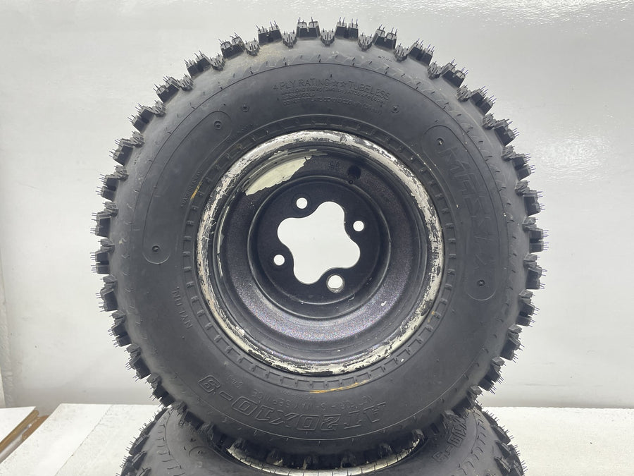 91-96 HONDA FOURTRAX 200 TRX200 TYPE II REAR WHEELS RIMS 9X8.0