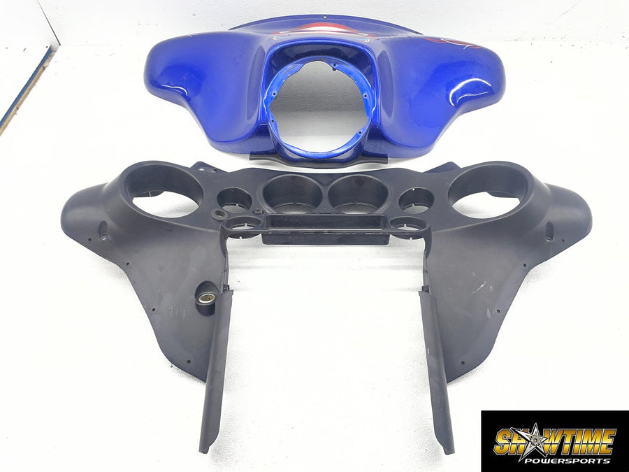 07-11 HARLEY-DAVIDSON ELECTRA GLIDE CLASSIC FLHTC FRONT UPPER FAIRING NOSE SET