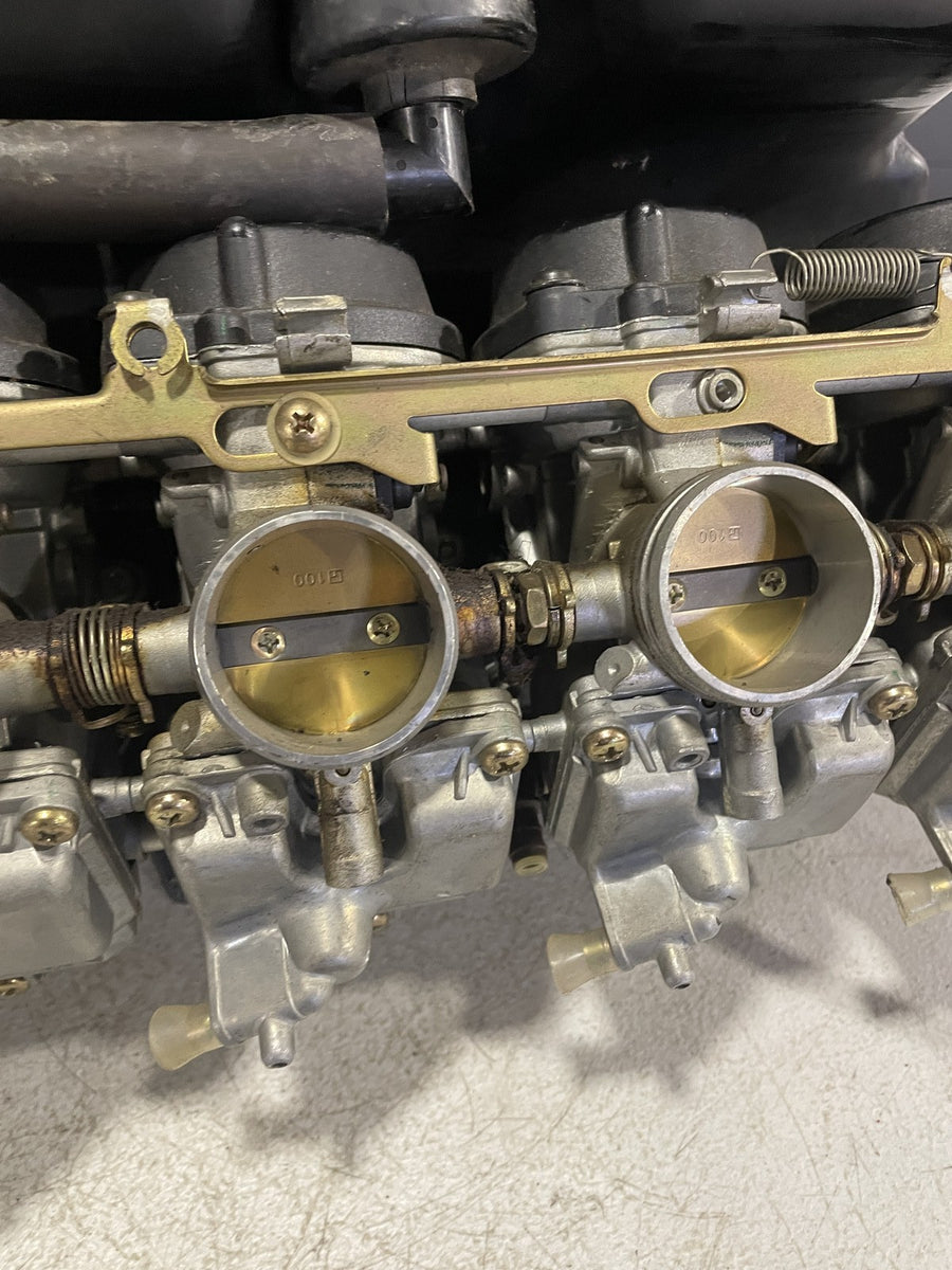 98-02 KAWASAKI NINJA ZX6R CARBS CARBURETORS AIRBOX TPS
