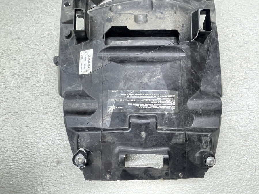 07-12 HONDA CBR600RR REAR BACK TAIL UNDERTAIL BATTERY TRAY PLASTIC