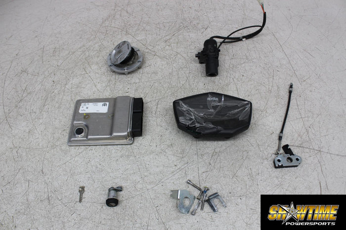 21-23 APRILIA RS660 IGNITION KEY GAS CAP SEAT LOCK ECU GAUGE SET
