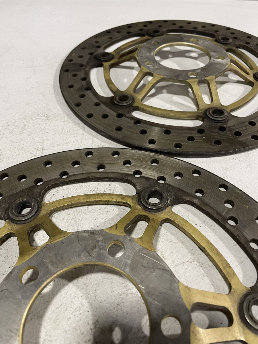 99-02 SUZUKI SV650 FRONT LEFT RIGHT BRAKE ROTORS DISCS
