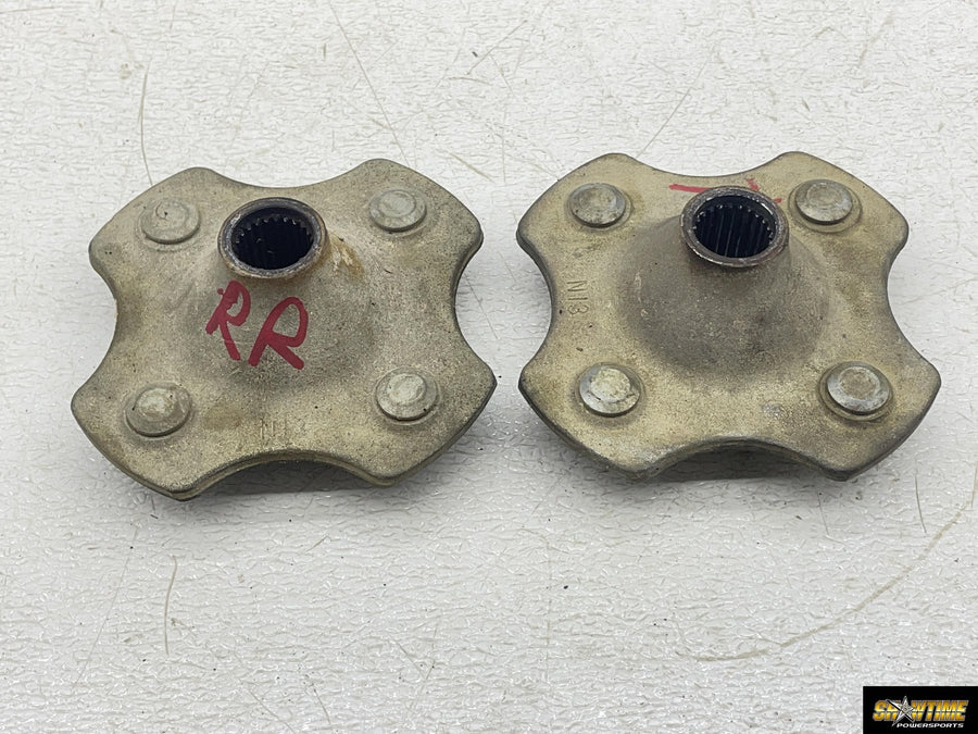 91-96 HONDA FOURTRAX 200 TRX200 TYPE II REAR BACK WHEEL RIGHT LEFT HUBS HUB SET