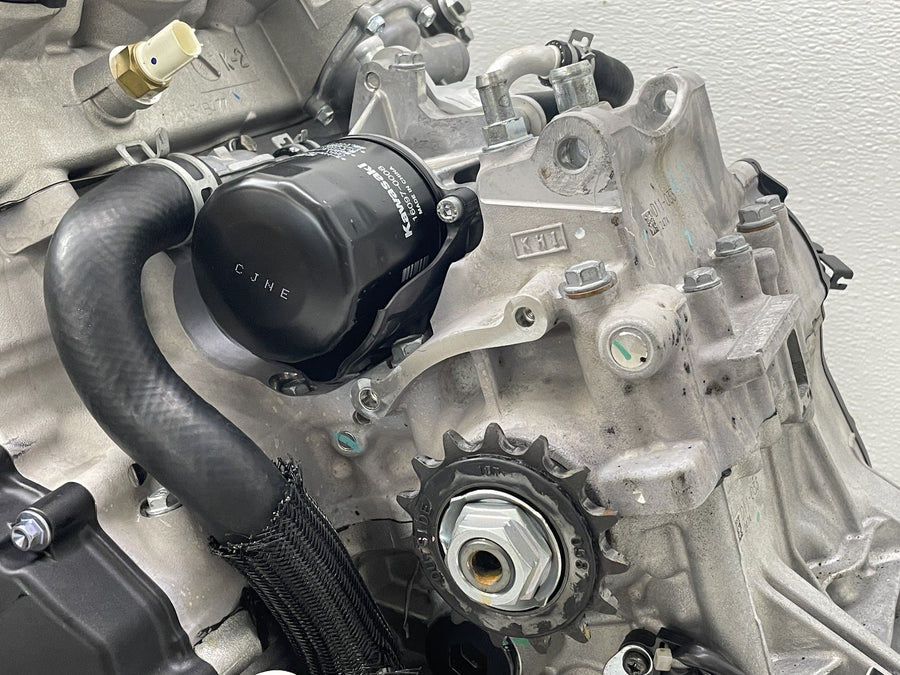 24-26 KAWASAKI NINJA ZX6R ZX636 COMPLETE ENGINE MOTOR CASES RUNS CLEAN NICE!