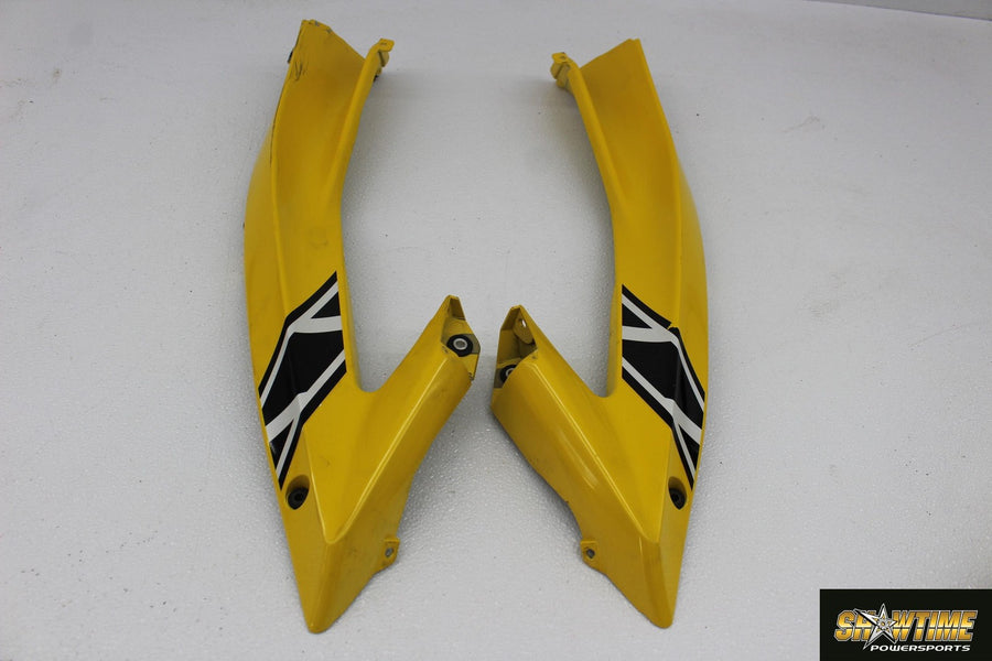 06-07 YAMAHA YZF R6 RIGHT FRONT UPPER MID SIDE FAIRING COWL PLASTIC
