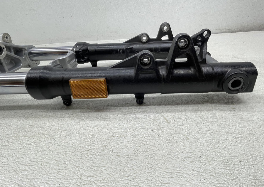 09-14 BMW F800R FRONT FORKS SHOCK SUSPENSION TRIPLE TREE STRAIGHT