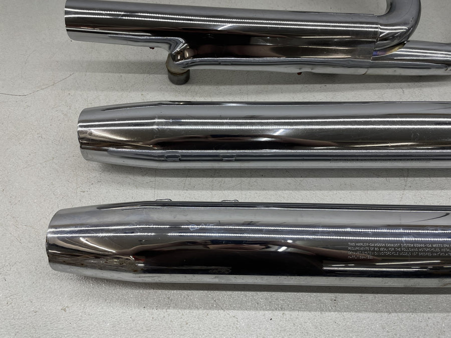 07-11 HARLEY-DAVIDSON ROAD KING CLASSIC FLHRC FULL EXHAUST SET MUFFLERS HEADERS