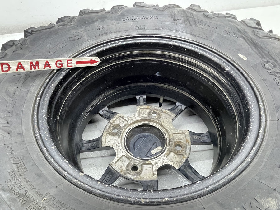 14-22 POLARIS RZR XP 1000 EPS REAR BACK WHEEL RIM 14X7 1524000
