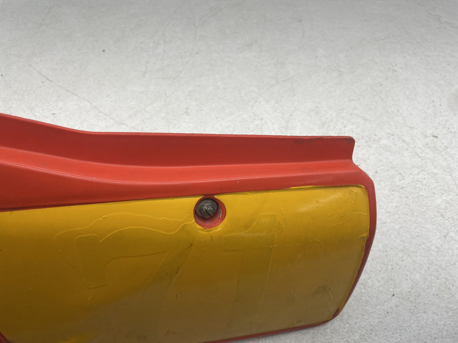83-84 HONDA XR350R LEFT REAR NUMBER PLATE AIRBOX COVER PANEL COWL