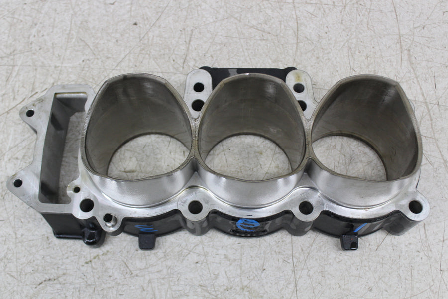 22 TRIUMPH STREET TRIPLE RS ENGINE MOTOR CYLINDER JUG W PISTONS