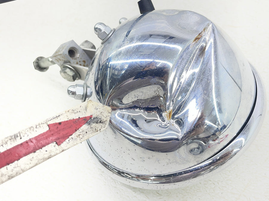 00-06 HARLEY-DAVIDSON SOFTAIL FXST  SINGLE HEADLIGHT HEAD LAMP LIGHT BUCKET