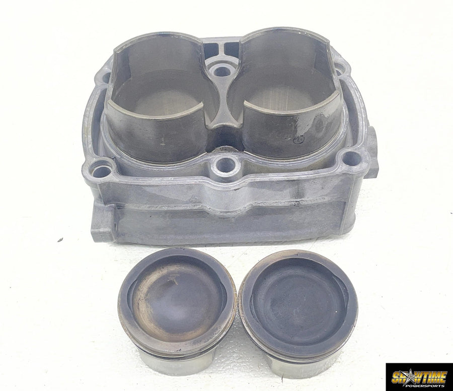 07 POLARIS SPORTSMAN 800 ENGINE CYLINDERS PISTONS BLOCK JUG BARREL