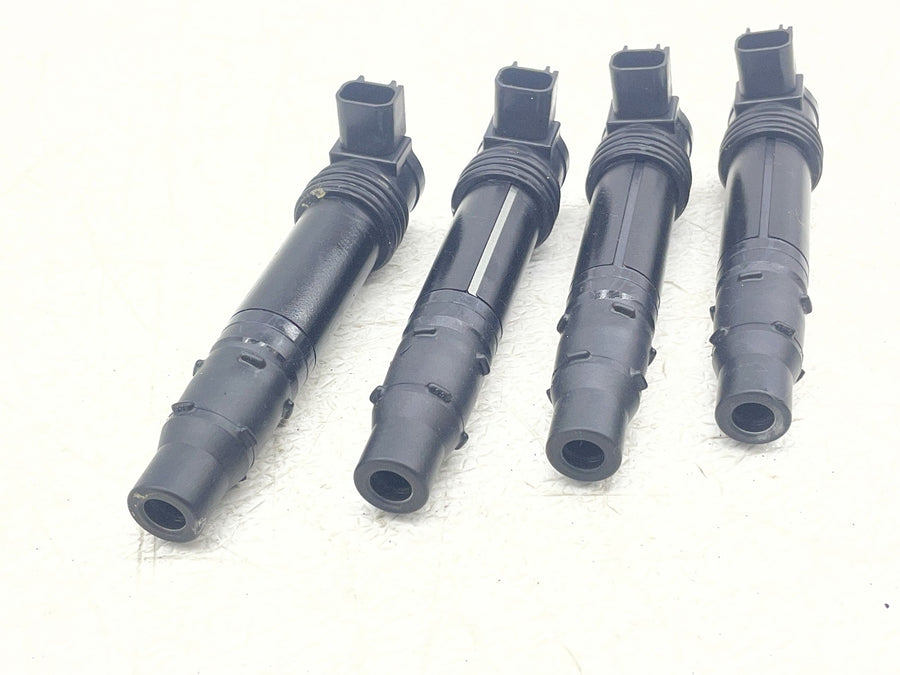 19-23 KAWASAKI NINJA ZX6R ZX636 IGNITION COILS COIL SPARK PLUG CAPS STICK SET