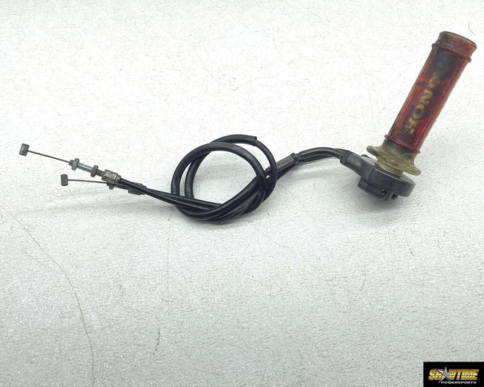 00-01 HONDA RVT1000R RC51 SP1 THROTTLE TWIST GRIP SENSOR FLY BY W/ CABLE