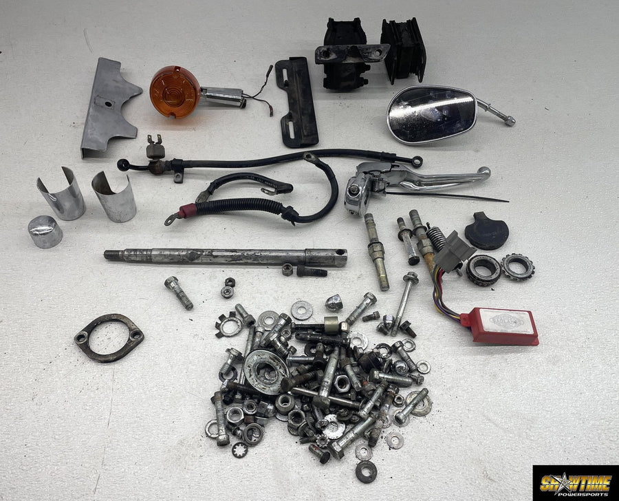 93-98 HARLEY-DAVIDSON DYNA WIDE GLIDE FXDWG PARTS HARDWARE PERCH MIRROR SIGNAL