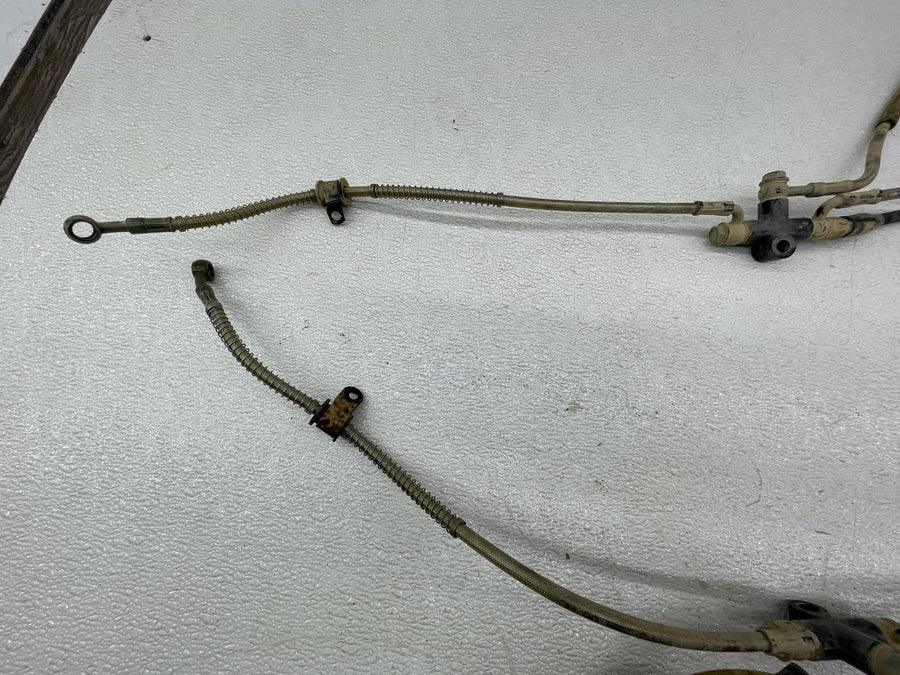 16-26 CF-MOTO CFORCE 400 400S FRONT REAR BACK BRAKE HOSES LINES SET