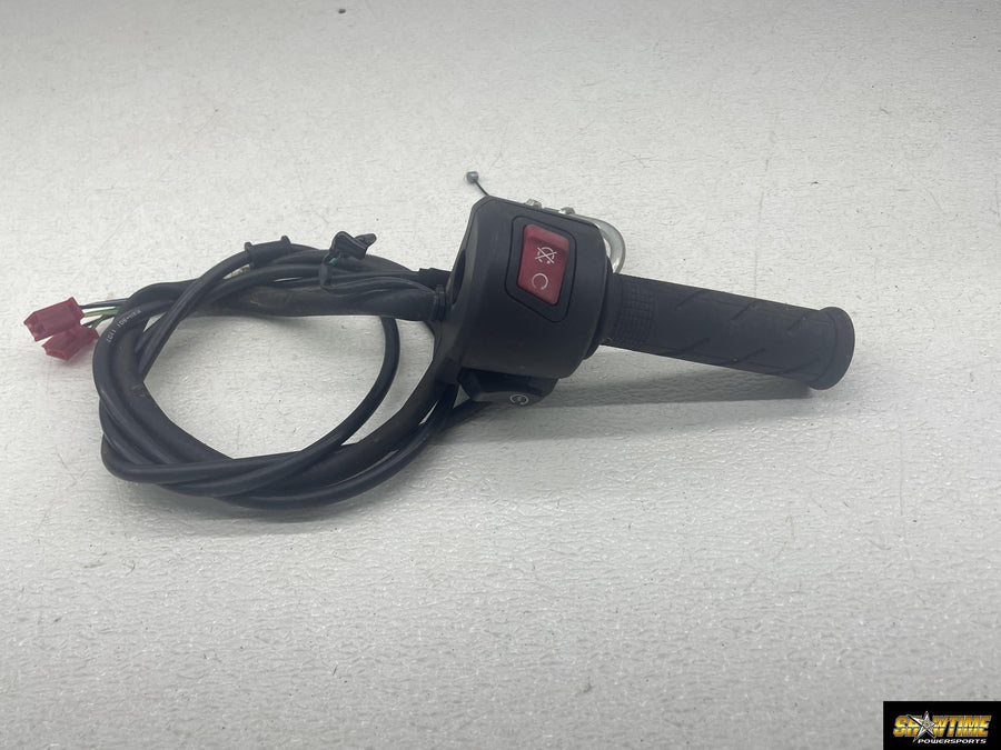 2011 HONDA PCX125 RIGHT SWITCH CONTROL SWITCHES KILL OFF START THROTTLE GRIP