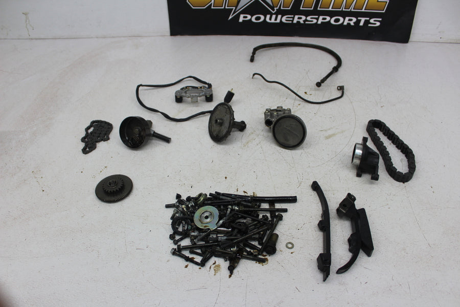 80 KAWASAKI ZX600A PART LOT OIL PUMP SENSOR NUTS BOLTS