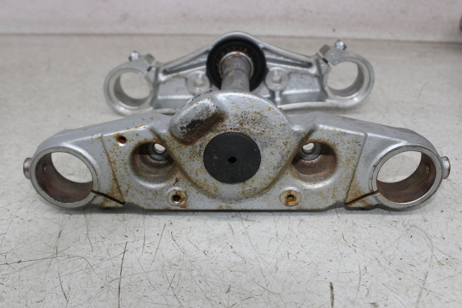 06-11 KAWASAKI VULCAN VN900 CLASSIC FRONT UPPER LOWER FORKS CLAMP TRIPLE TREE