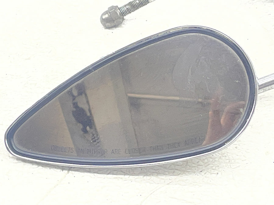 87-92 HARLEY-DAVIDSON LOW RIDER FXLR TEAR DROP REAR VIEW MIRROR SET PAIR MIRRORS
