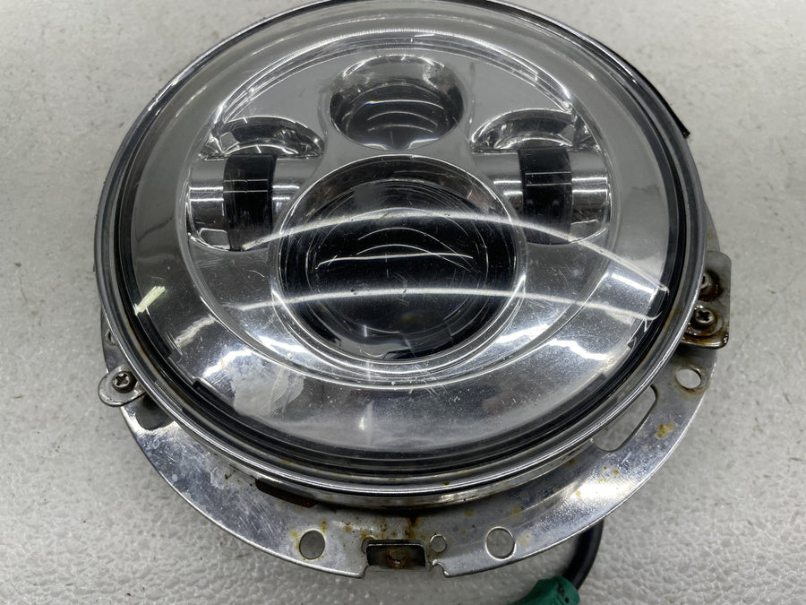 07-11 HARLEY-DAVIDSON STREET GLIDE FLHX SINGLE HEADLIGHT HEAD LAMP LIGHT