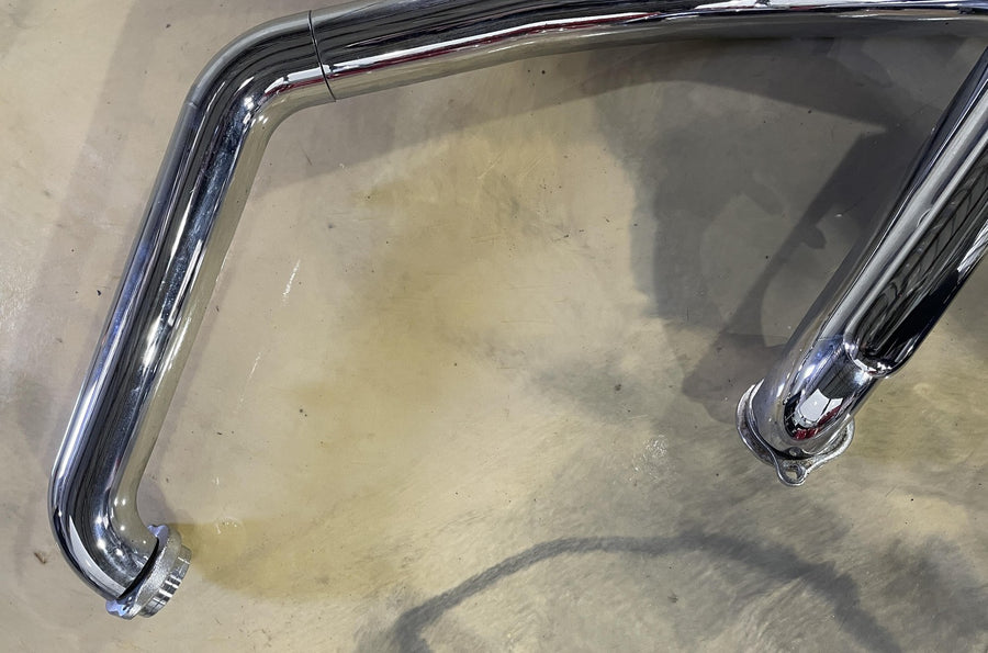 09-17 YAMAHA V STAR 950 XVS950B EXHAUST HEADERS PIPES
