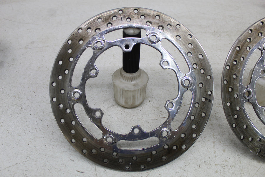 99-03 YAMAHA ROAD STAR XV1600A XV1600 FRONT LEFT RIGHT BRAKE ROTORS DISCS