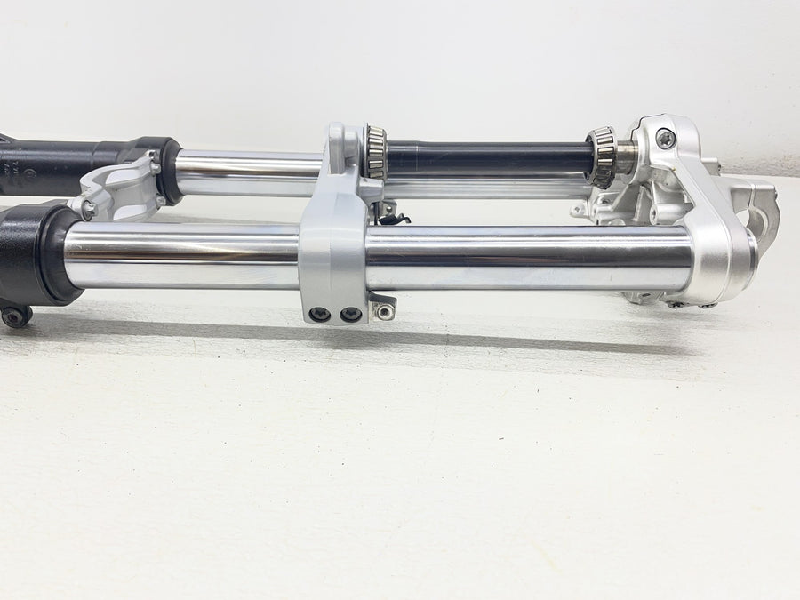 09-14 BMW F800R FRONT FORKS SHOCK SUSPENSION TRIPLE TREE STRAIGHT