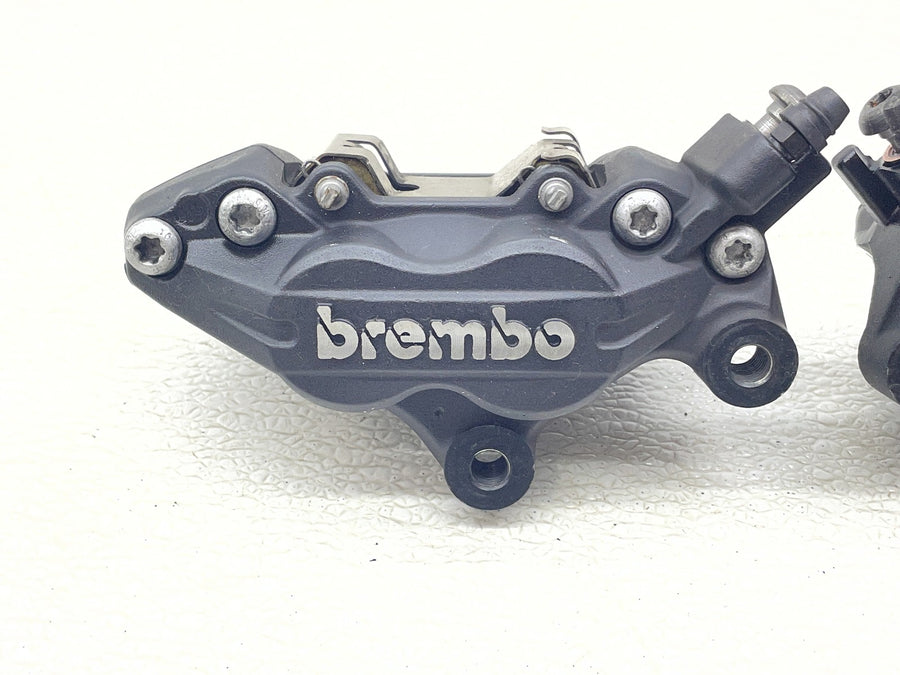 09-14 BMW F800R BREMBO FRONT BRAKE CALIPER SET PAIR CALIPERS