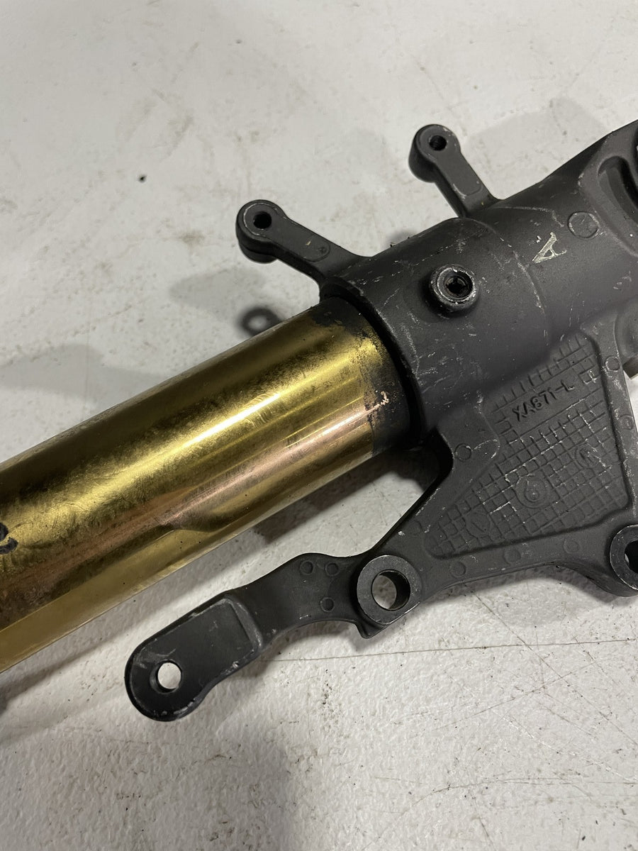01-02 SUZUKI GSXR1000 LEFT FRONT FORK SHOCK SUSPENSION
