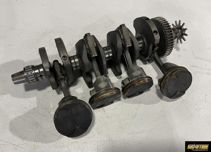 00-01 HONDA CBR929RR ENGINE MOTOR CRANKSHAFT CRANK SHAFT W PISTONS RODS