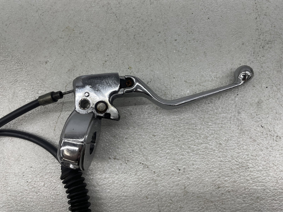 00-05 HARLEY-DAVIDSON DYNA LOW RIDER FXDL CHROME CLUTCH PERCH LEVER W/ CABLE