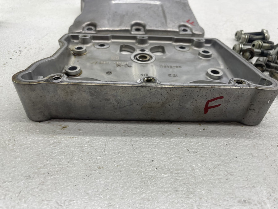 01-06 HARLEY-DAVIDSON SOFTAIL STANDARD FXSTI ENGINE ROCKER BOXES VALVE COVERS