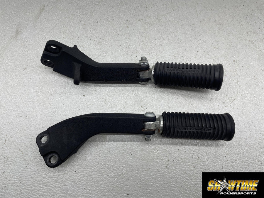 12-17 HARLEY-DAVIDSON DYNA LOW RIDER FXDL REAR PASSENGER FOOTPEGS SET PAIR