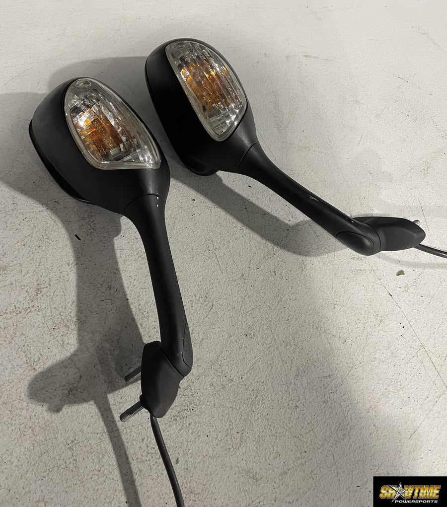 07-08 SUZUKI GSXR1000 REAR VIEW MIRROR SET PAIR MIRRORS