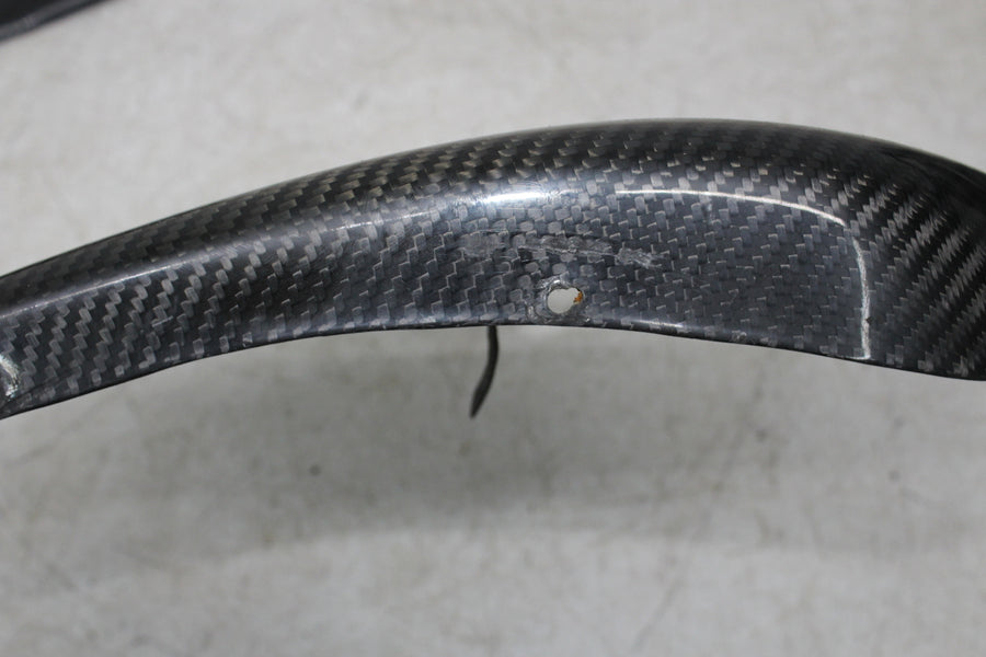 09-14 BMW S1000RR RIGHT LEFT REAR CARBON SWINGARM SIDE COVERS COWLS PANELS TRIM