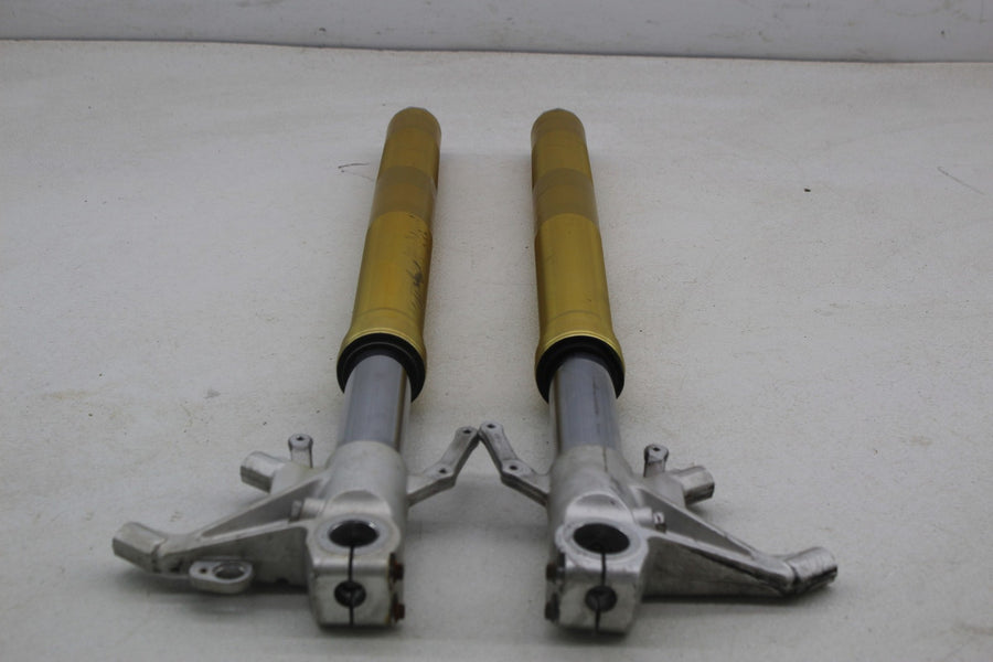 10-14 APRILIA RSV4 FRONT FORKS SHOCK SUSPENSION SET PAIR (STRAIGHT) (READ)