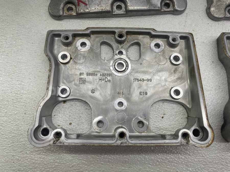 01-06 HARLEY-DAVIDSON SOFTAIL STANDARD FXSTI ENGINE ROCKER BOXES VALVE COVERS
