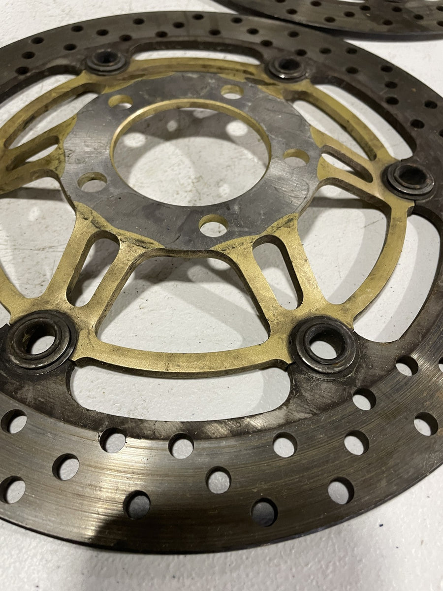 99-02 SUZUKI SV650 FRONT LEFT RIGHT BRAKE ROTORS DISCS