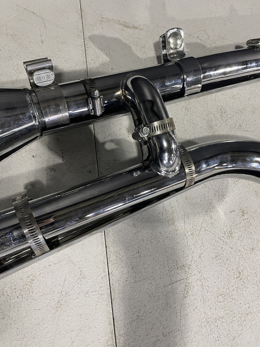 08 HARLEY-DAVIDSON SOFTAIL DELUXE FLSTN MUFFLER EXHAUST HEADER PIPES