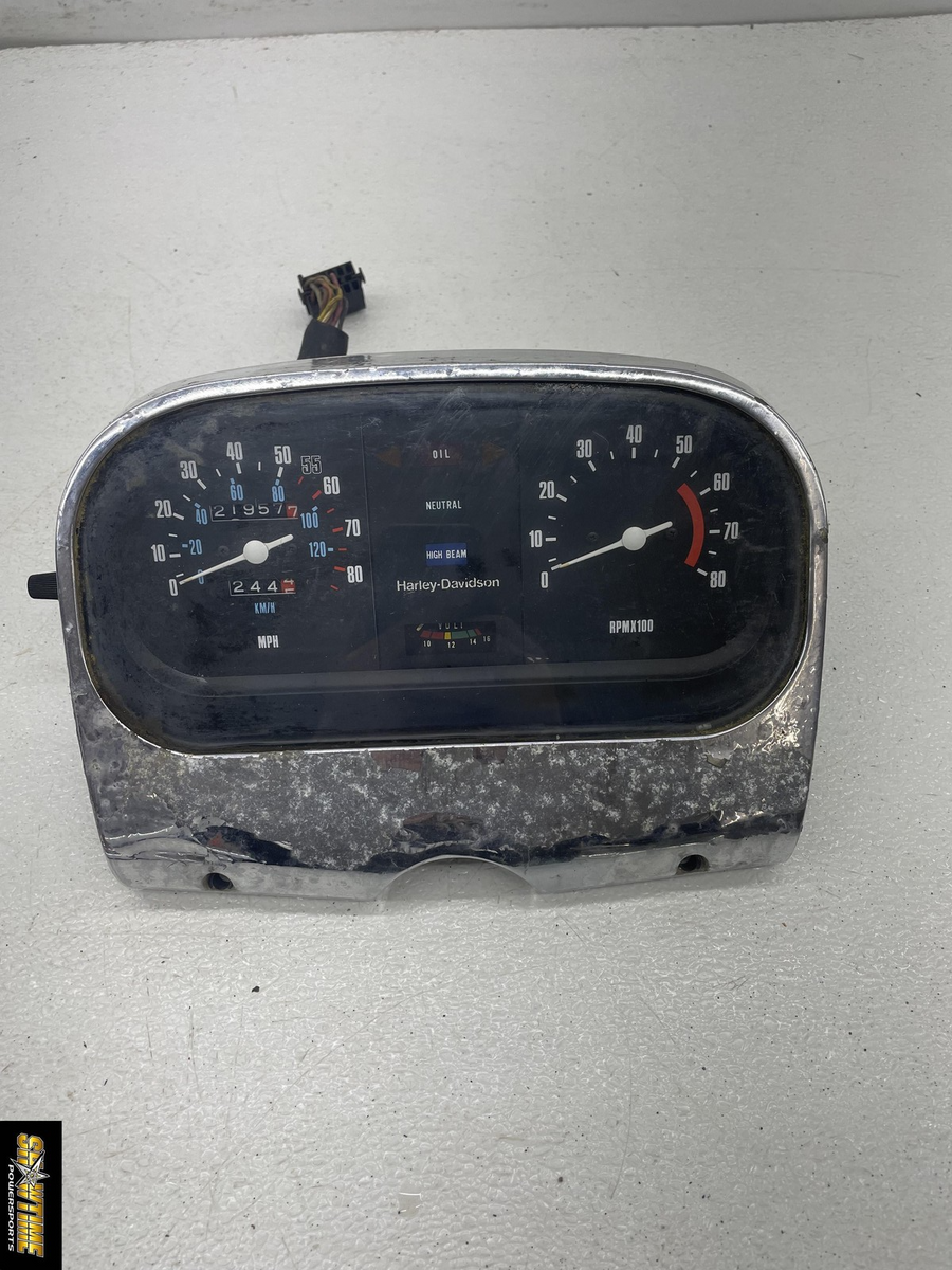 81 HARLEY-DAVIDSON TOUR GLIDE FLT GAUGES GAUGE METER SPEEDO TACH 21K
