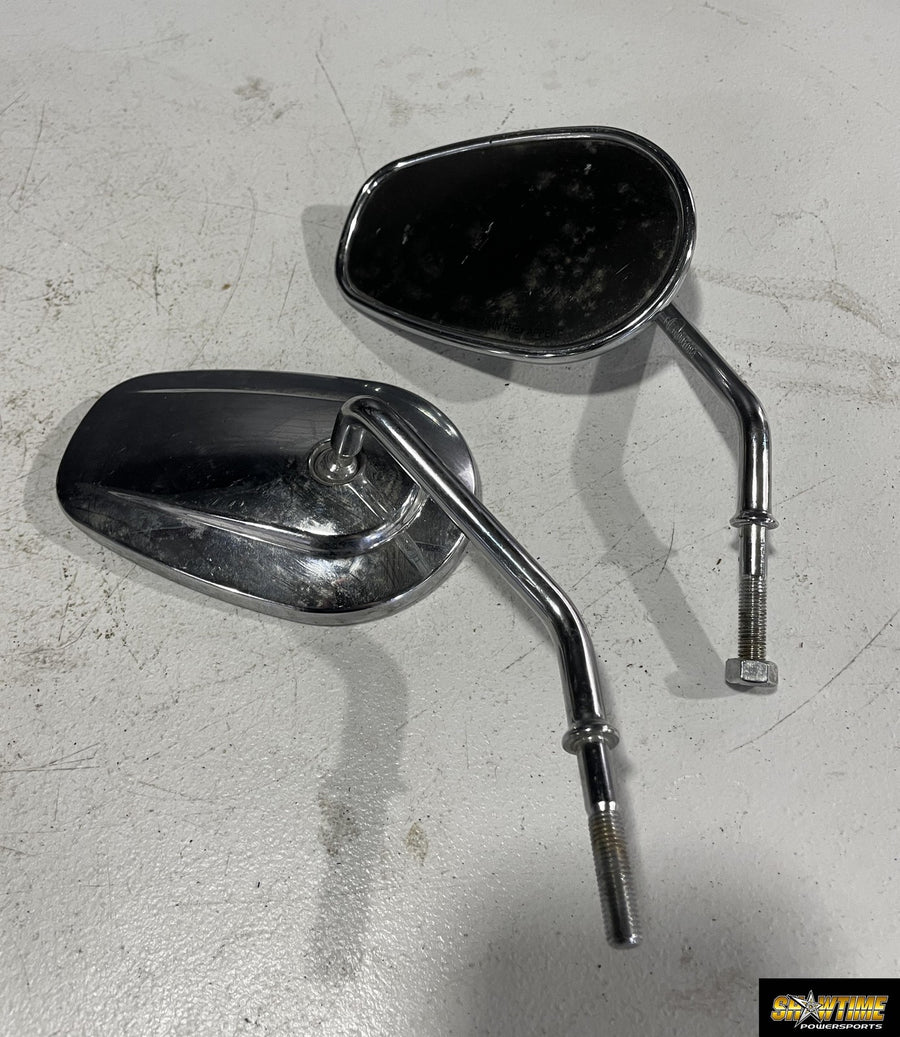07-11 HARLEY-DAVIDSON STREET GLIDE FLHX REAR VIEW MIRROR SET PAIR MIRRORS