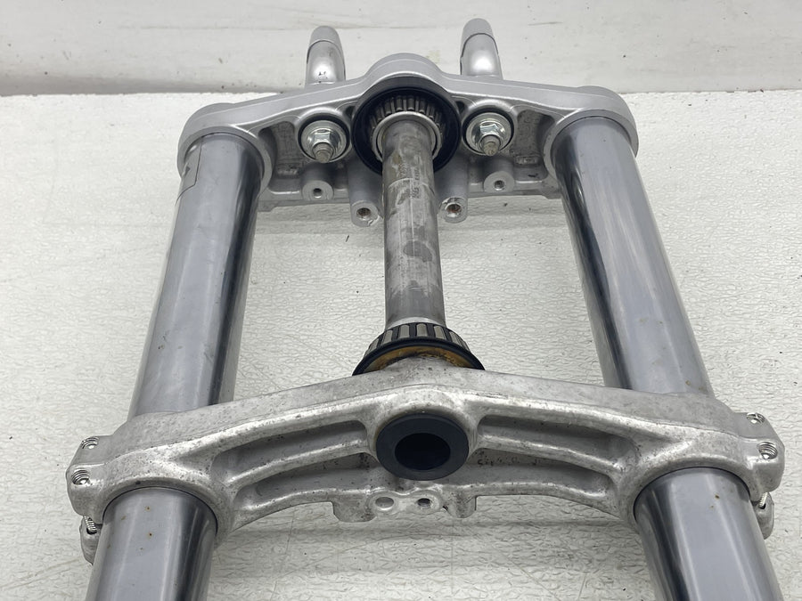 11-12 SUZUKI BANDIT GSX1250FA FRONT FORKS SUSPENSION TRIPLE TREE STRAIGHT